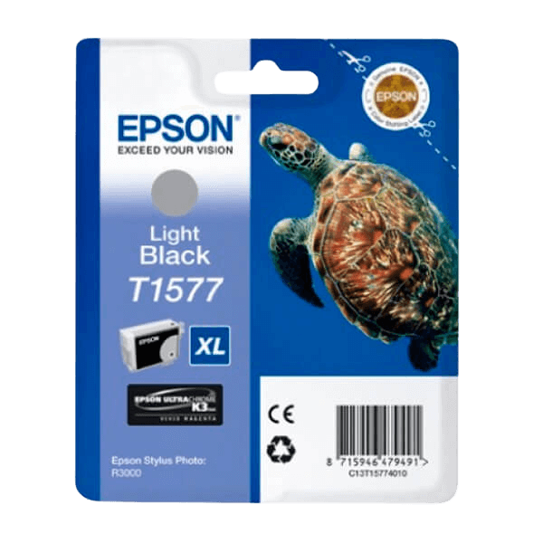 Epson T1577 ljus svart original bläckpatron 25,9 ml. (C13T15774010)