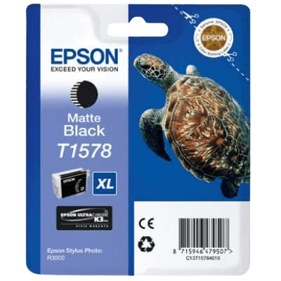 Epson T1578 matt svart original bläckpatron 25,9 ml. (C13T15784010)