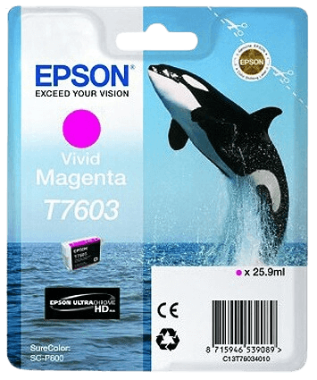 Epson T7603 magenta original bläckpatron 25,9 ml. (C13T76034010)