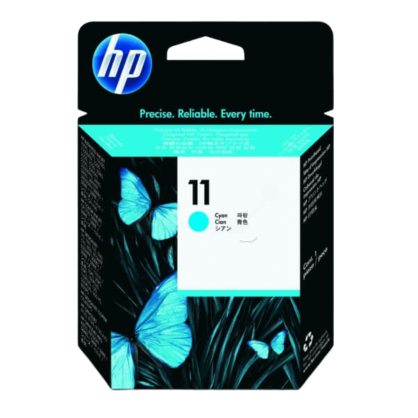 HP 11 XL cyan tillbehör - original bläckpatron 8 ml. (C4811A)