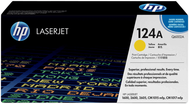 HP 124A gul original toner 2000 sider (Q6002A)