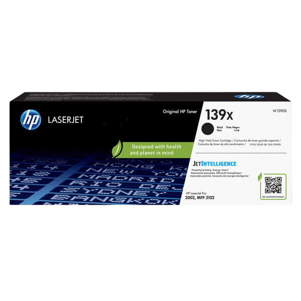 HP 139X XL svart original toner 4000 sider (W1390X)