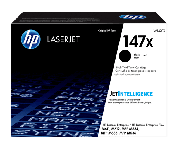 HP 147X XL svart original toner 25200 sider (W1470X)