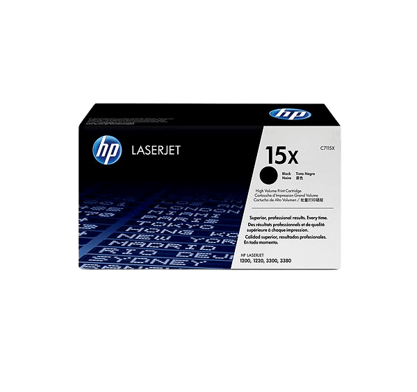 HP 15X XL svart original toner 3500 sider (C7115X)