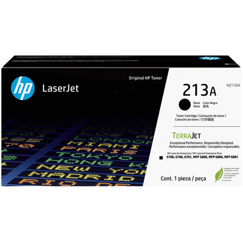 HP 213A svart original toner 3500 sider (W2130A)