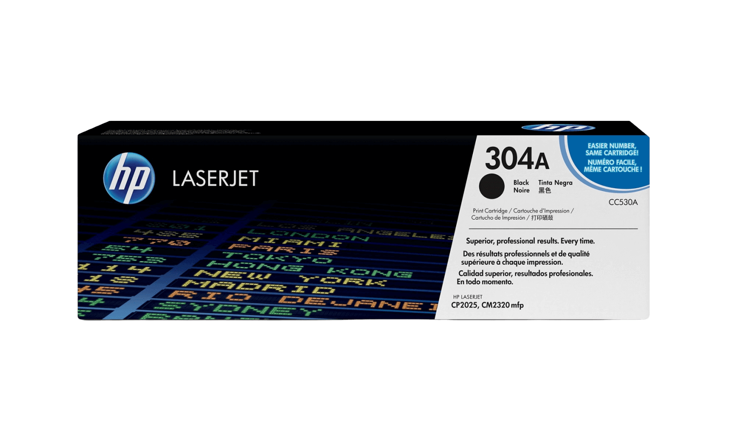 HP 304A XL svart original toner 3500 sider (CC530A)
