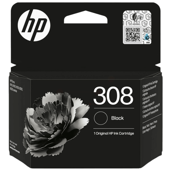 HP 308 svart original bläckpatron 160 sider (7FP21UE)