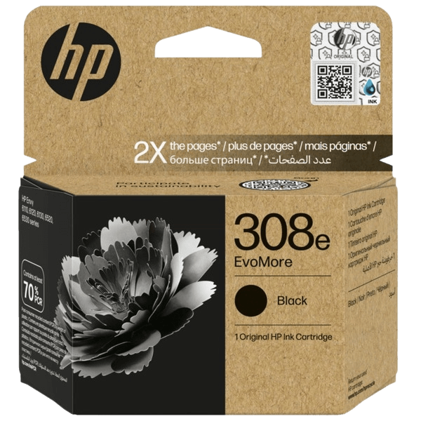 HP 308E XL svart original bläckpatron 320 sider (7FP22UE)