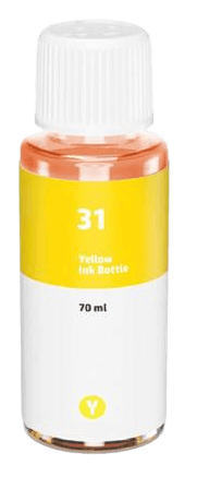 Kompatibel HP 31 gul bläck refill 8000 sider (1VU28AE)