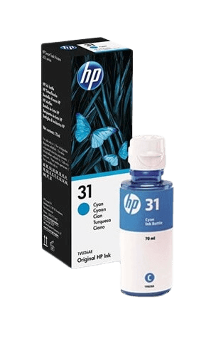 HP 31 cyan original bläck refill 8000 sider (1VU26AE)