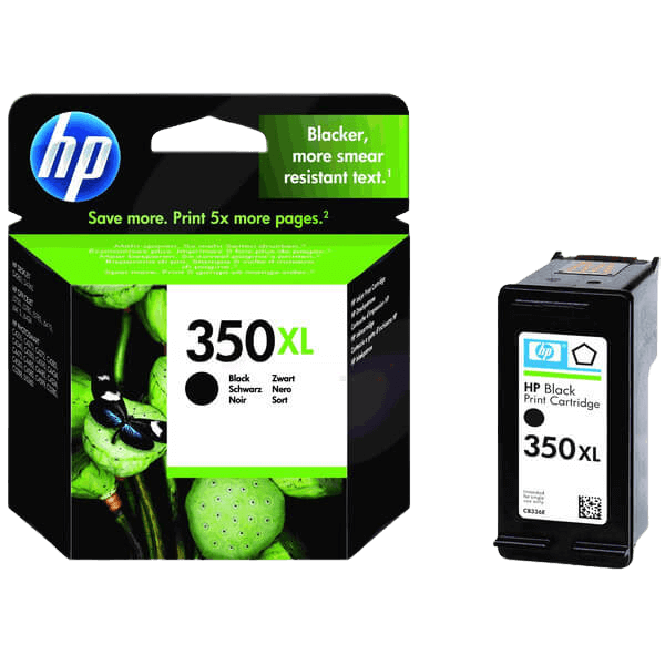 HP 350 XL svart original bläckpatron 25 ml. (CB336EE)