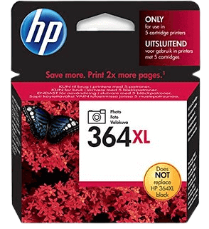 HP 364XL foto svart original bläckpatron 6 ml. (CB322EE)
