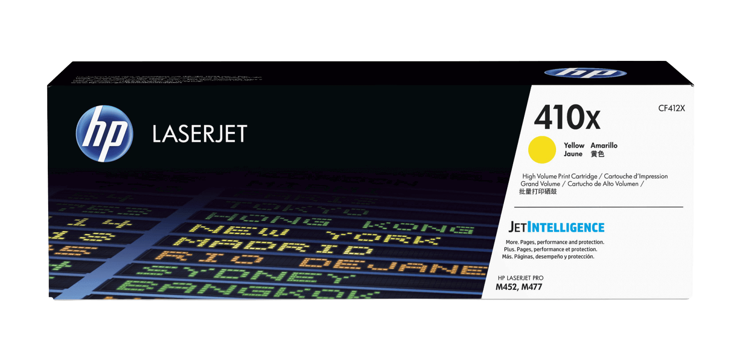 HP 410X XL gul original toner 5000 sider (CF412X)