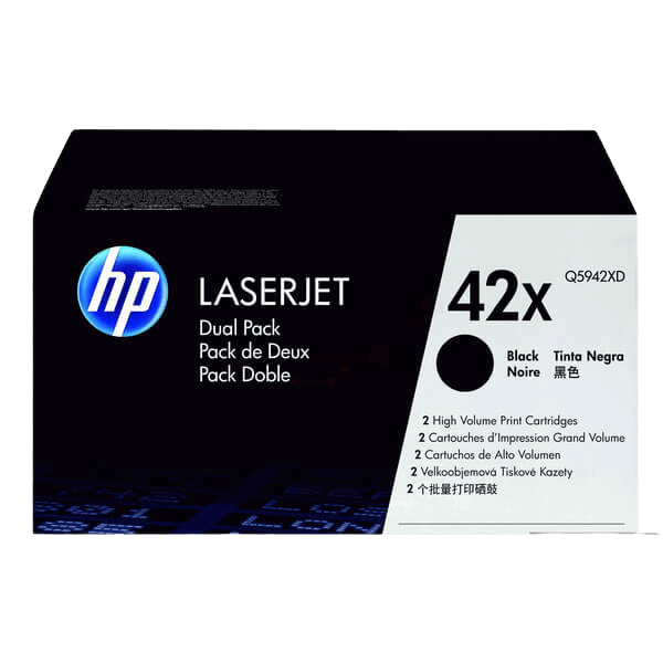 HP 42XD XXL svart original toner 40000 sider (Q5942XD)