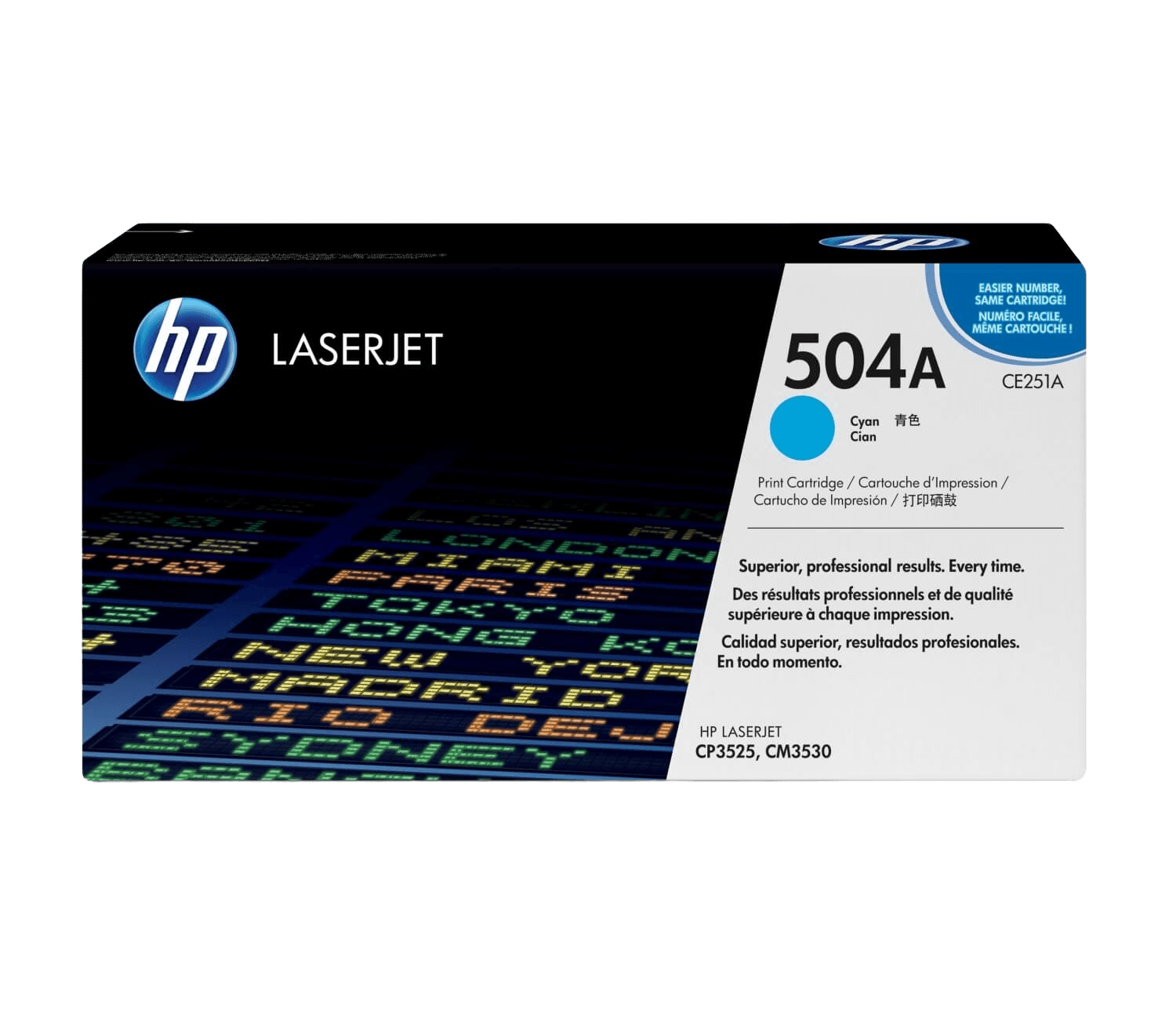 HP 504A cyan original toner 7000 sider (CE251A)