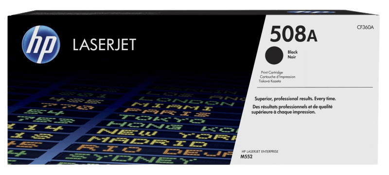 HP 508A svart original toner 6000 sider (CF360A)