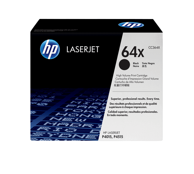 HP 64X XL svart original toner 24000 sider (CC364X)