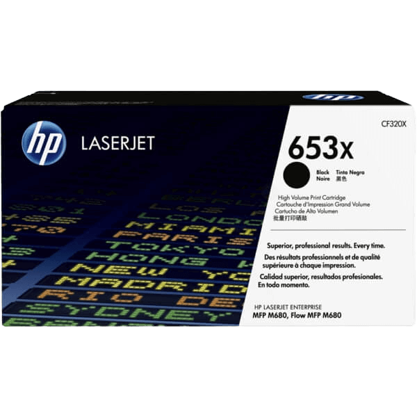 HP 653X XL svart original toner 20000 sider (CF320X)