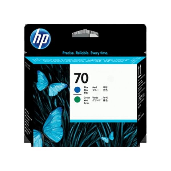 HP 70 cyan tillbehör - original printhoved 130 ml. (C9408A)