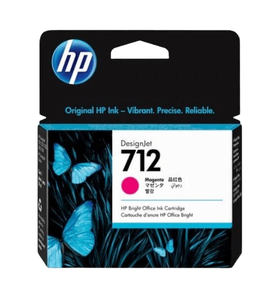 HP 712 magenta original bläckpatron 29 ml. (3ED68A)