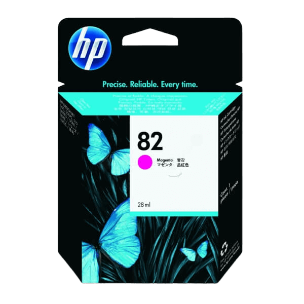 HP 82 magenta original bläckpatron 28 ml. (CH567A)