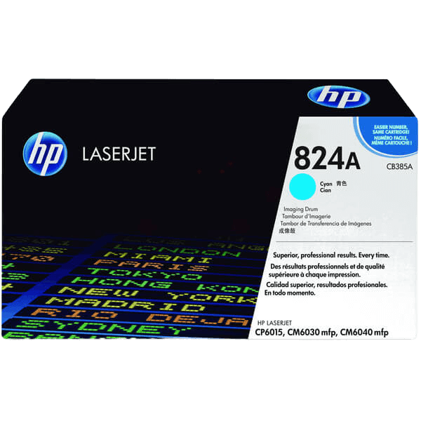 HP 824A cyan tillbehör - original trumma 35000 sider (CB385A)