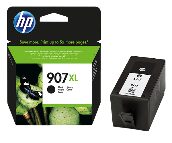 HP 907 XXL svart original bläckpatron 1500 sider (T6M19AE)