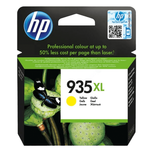 HP 935 XL gul original bläckpatron 825 sider (C2P26AE)