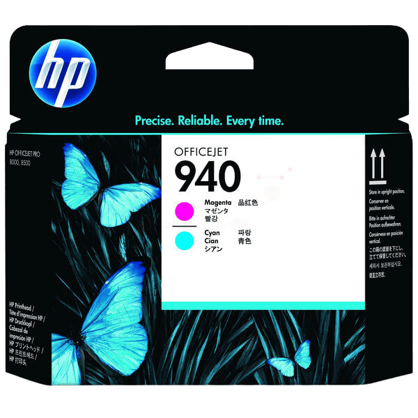 HP 940 cyan / magenta tillbehör - original printhoved (C4901A)