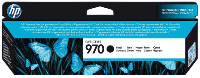 HP 970 svart original bläckpatron 3000 sider (CN621AE)