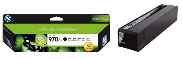 HP 970 XL svart original bläckpatron 9200 sider (CN625AE)