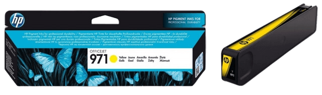 HP 971 gul original bläckpatron 2500 sider (CN624AE)