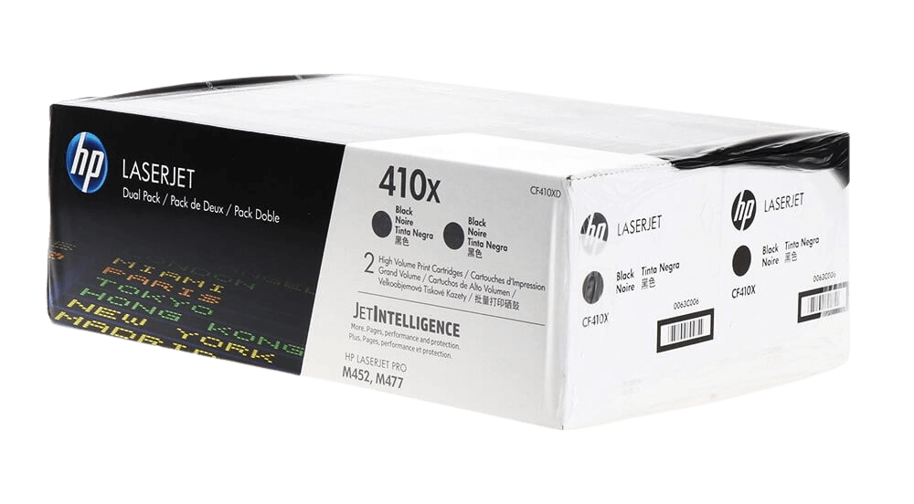 HP CF410X XL twin pack svart original toner 13000 sider (CF283XD CF410XD)