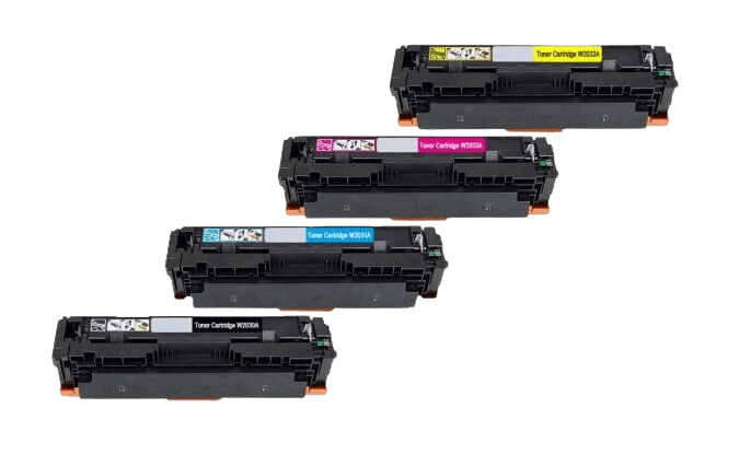 HP 415A 4 stk. rabattpaket toner 8700 sider - kompatibel