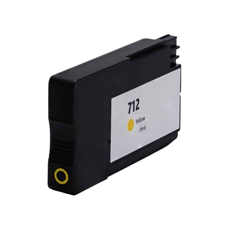 HP 712 gul kompatibel bläckpatron 29 ml. (3ED69A)