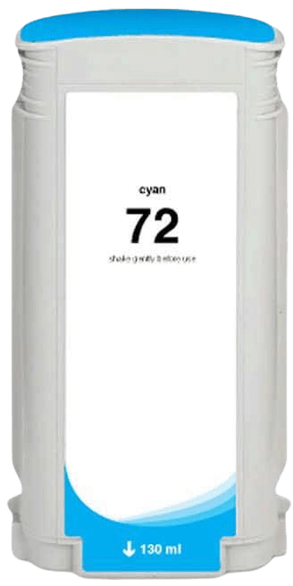 Kompatibel HP 72 cyan bläckpatron 130 ml. (C9398A)