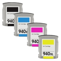 Kompatibel HP 940 XL 4 stk. rabattpaket bläckpatron 153 ml.