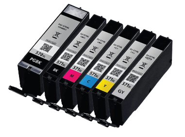 Canon PGI-570 PG XL 6 stk. rabattpaket bläckpatron 86,8 ml. - kompatibel