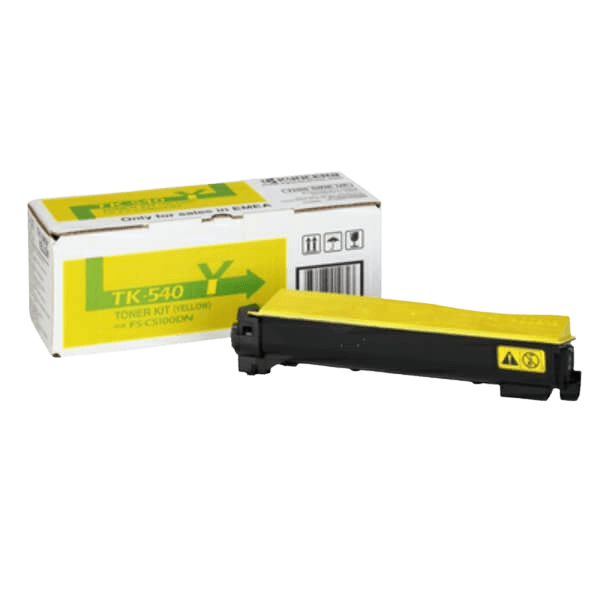 Kyocera TK-540Y gul original toner 4000 sider (1T02HLAEU0)
