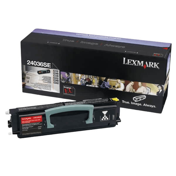 Lexmark 24016SE svart original toner 2500 sider (24036SE)