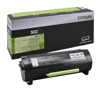 Lexmark 502 svart original toner 1500 sider (50F2000)