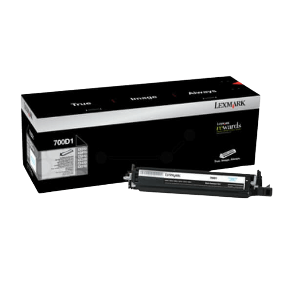 Lexmark 700D1 svart tillbehör - original developer unit 40000 sider (70C0D10)