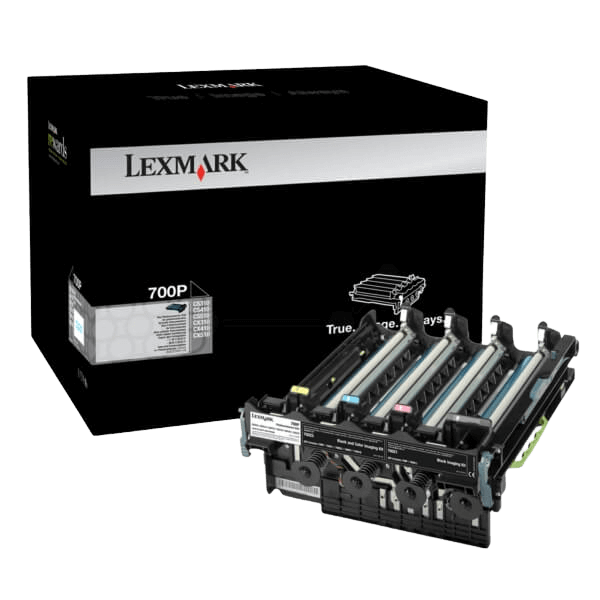 Lexmark 700P CMYK tillbehör - original imaging unit 40000 sider (70C0P00)