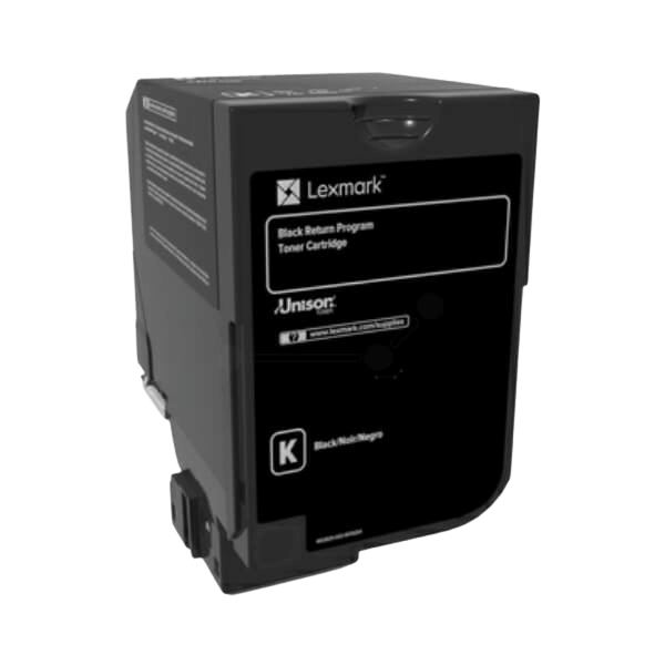 Lexmark 74C2HKE XXL svart original toner 20000 sider