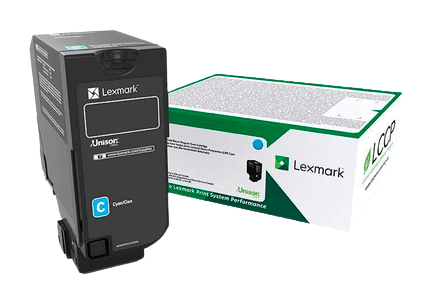 Lexmark 75B20C0 cyan original toner 10000 sider