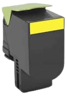 Lexmark 802Y gul original toner 1000 sider (80C20Y0)