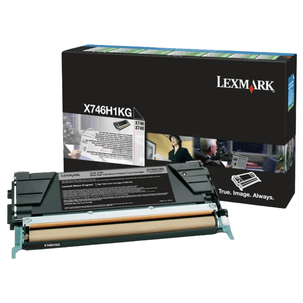 Lexmark X746 XL svart original toner 12000 sider (X746H1KG)
