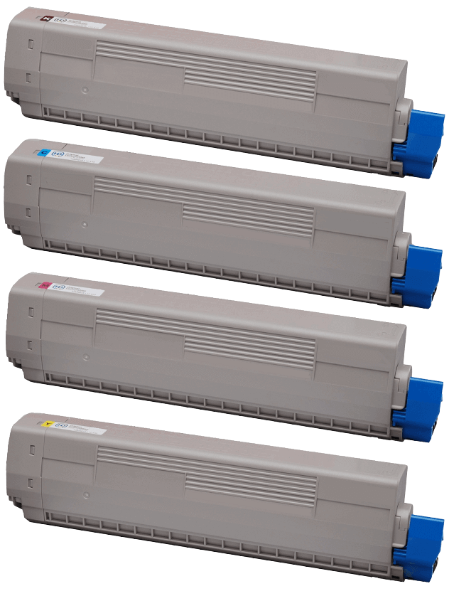 OKI 44844508 4 stk. rabattpaket toner 40000 sider - kompatibel