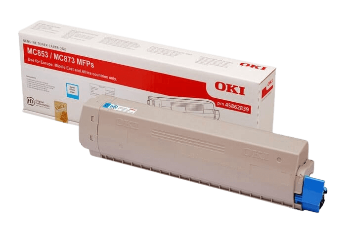 OKI 45862839 cyan original toner 7300 sider