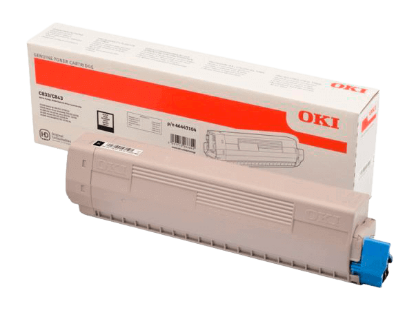 OKI 46443104 XL svart original toner 10000 sider